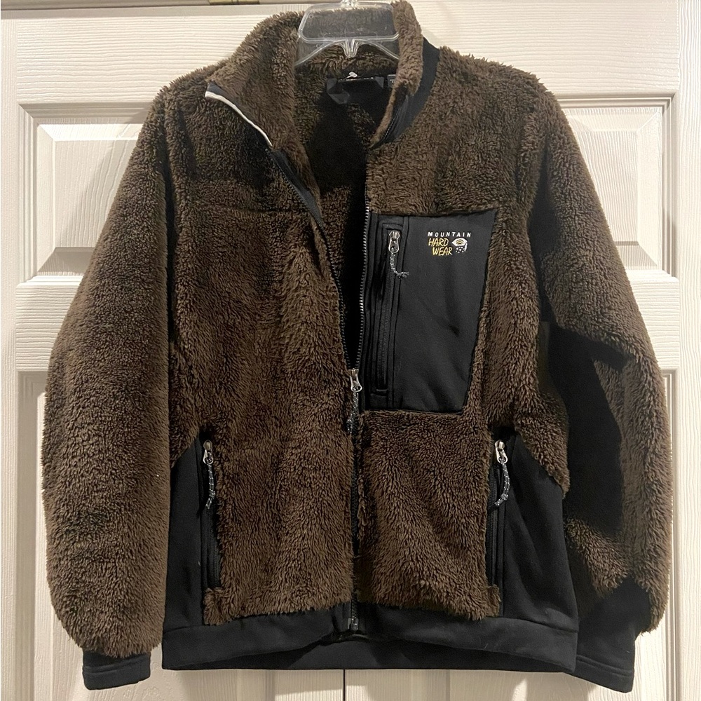Mountain Hardwear Deep Pile Fleece Monkey Jacket Womens Size M Full Zip Outdoor
